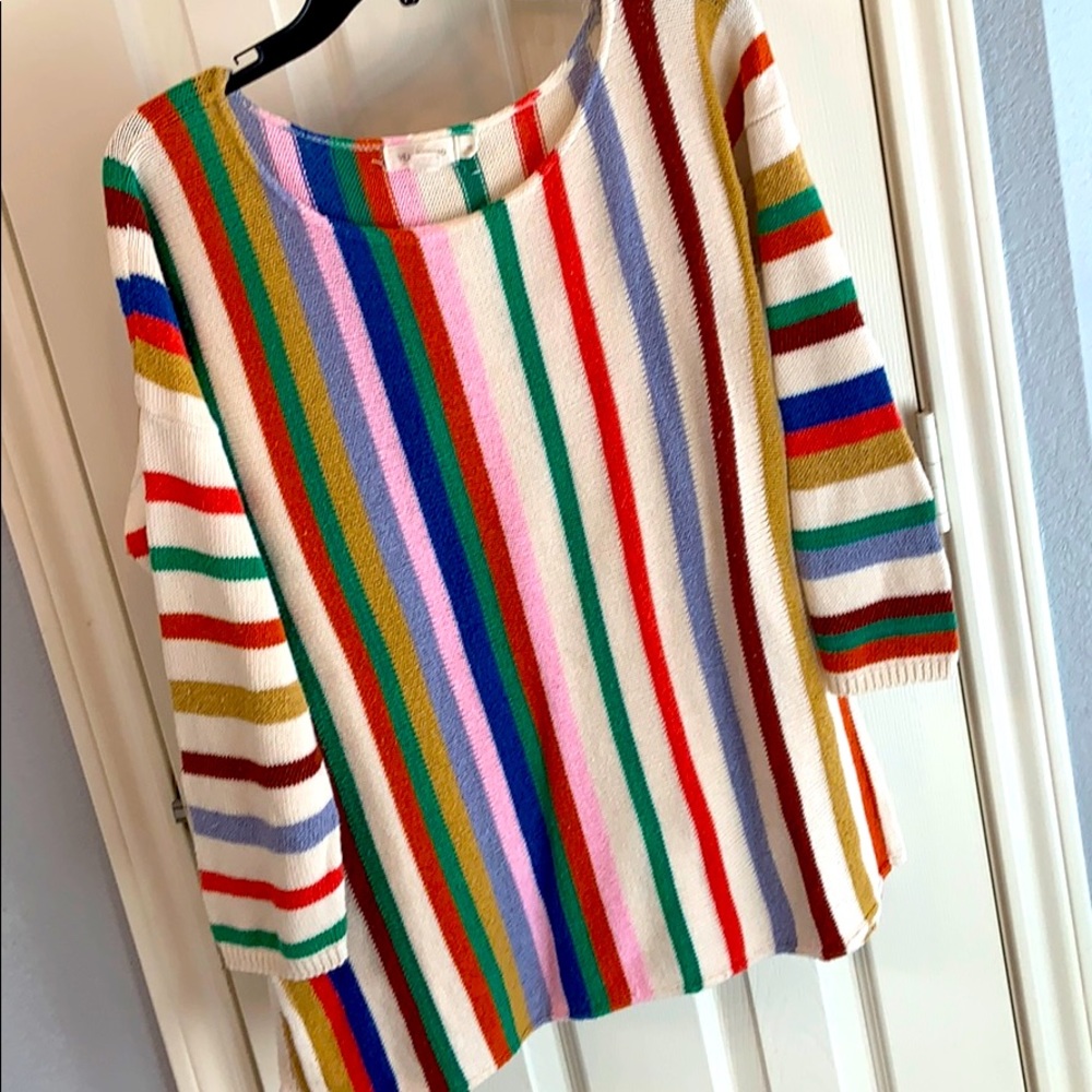 Multi colored boutique sweater